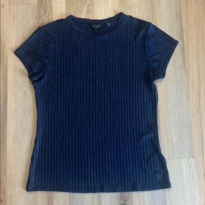 Ted Baker Katrina Metallic Rib Knit Tee
